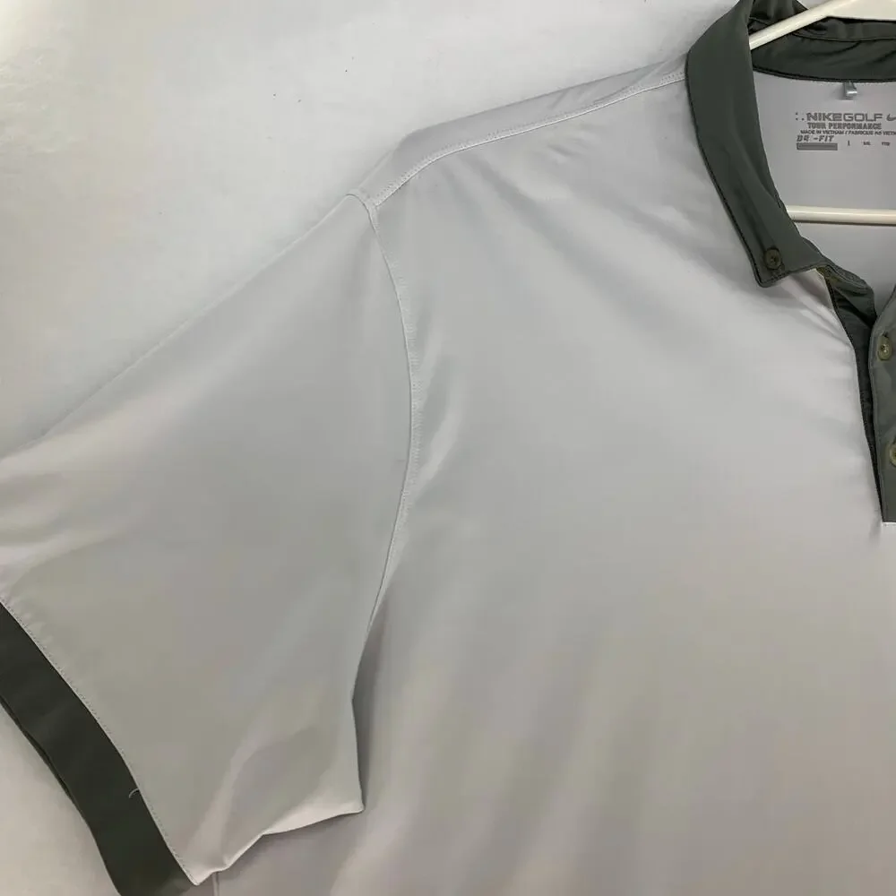 Nike Golf Tour Performance Dri-Fit Polo Gray Men's XXL - Picture 6 of 15